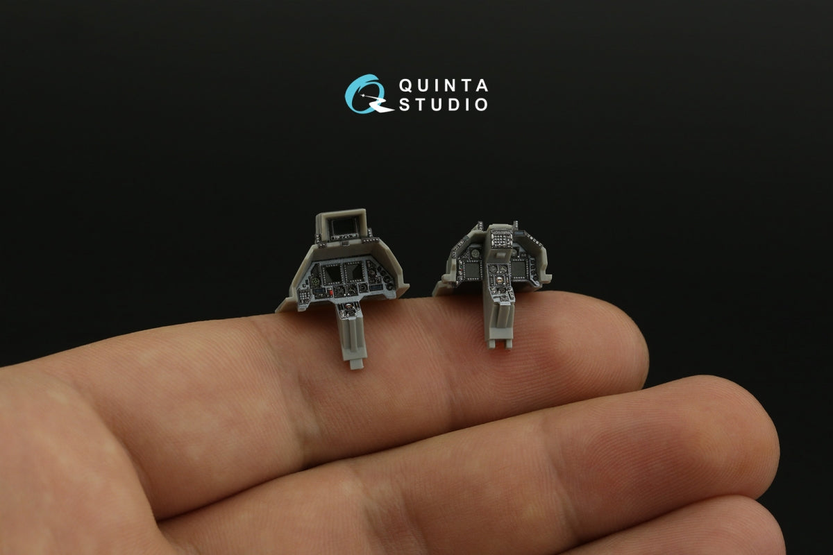 Quinta Studio QD48408 F-16D block 50 3D-Printed &amp;amp; coloured Interior on decal paper (Kinetic 2022 tool) 1/48 – immagine 7