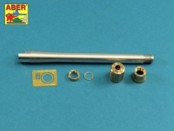 Aber 35L-261 Lufa 150mm z hamulcem do niemieckiego czołgu E-100 z wieżą Krupp 1/35 – zdjęcie 2