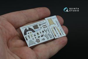 Quinta Studio QD48466 Macchi MC.200 Saetta (Early) 3D-Printed coloured Interior on decal paper (Italeri) 1/48 – immagine 3