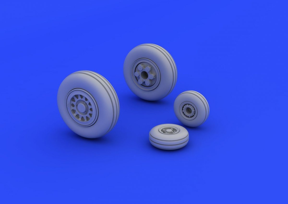 Eduard 672067 JAS-39 wheels 1/72 (REVELL) – immagine 4