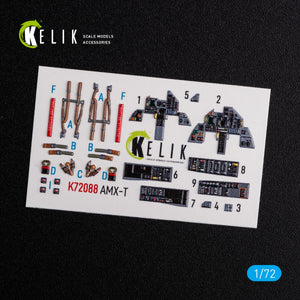 KELIK K72088 AMX-T interior 3D decals for Italeri kit 1/72 – zdjęcie 3