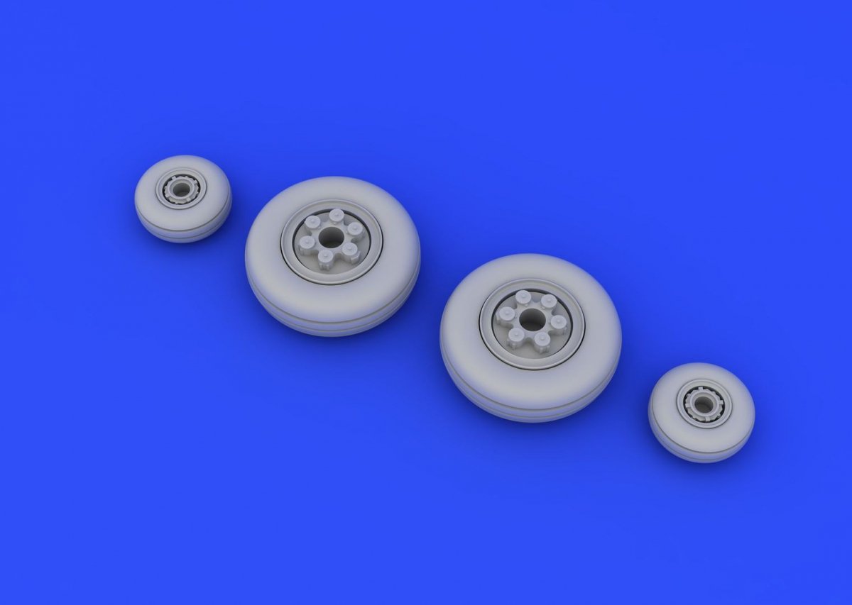 Eduard 672067 JAS-39 wheels 1/72 (REVELL) – immagine 6