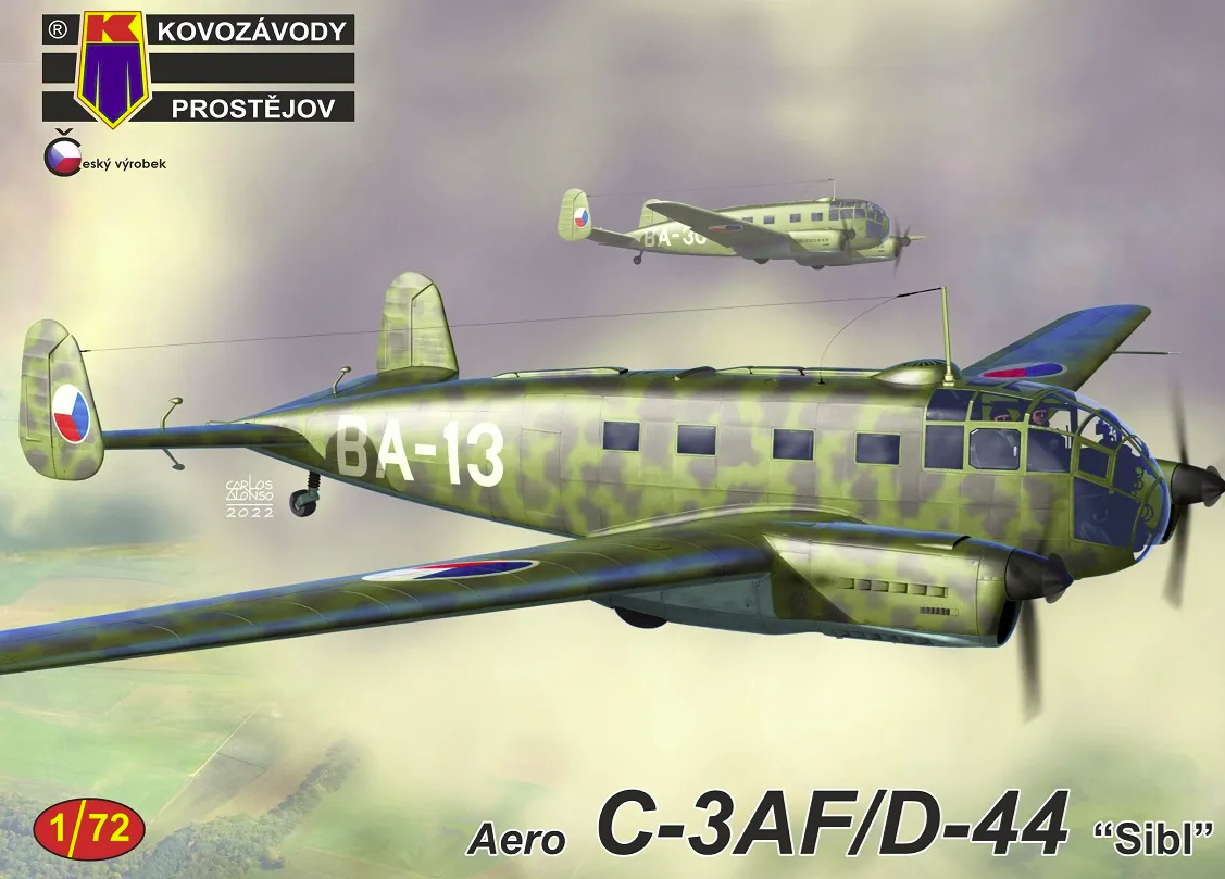 Kovozavody Prostejov KPM0330 Aero C-3AF/D-44 "Síbl" 1/72
