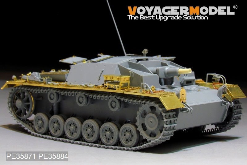 Voyager Model PE35871 WWII German StuG.III Ausf.C/D Basic for DRAGON 1/35 – immagine 4