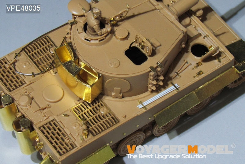 Maquette Voyager VPE48035 Char Tiger I allemand de la Seconde Guerre mondiale, production tardive, pour Tamiya 32575, échelle 1/48 – image 10