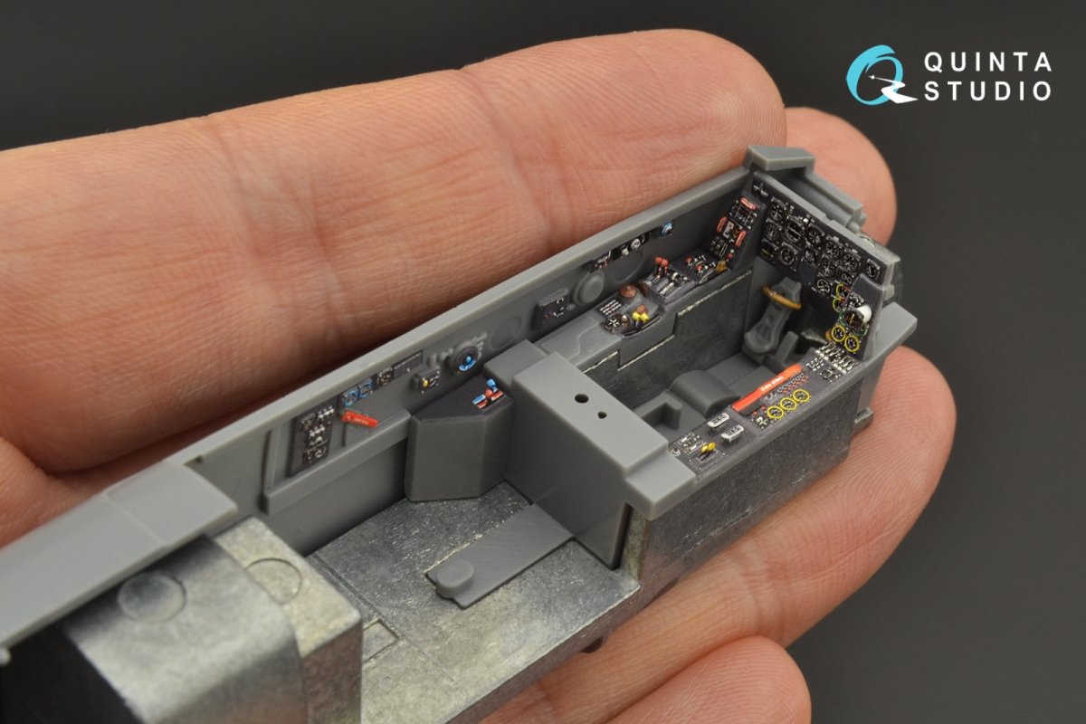 Quinta Studio QD48229 He 219 3D-Printed &amp;amp; coloured Interior on decal paper (Tamiya) 1/48 – immagine 5