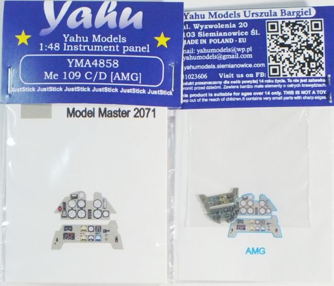 Yahu YMA4858 Me 109 C-D (AMG) 1/48