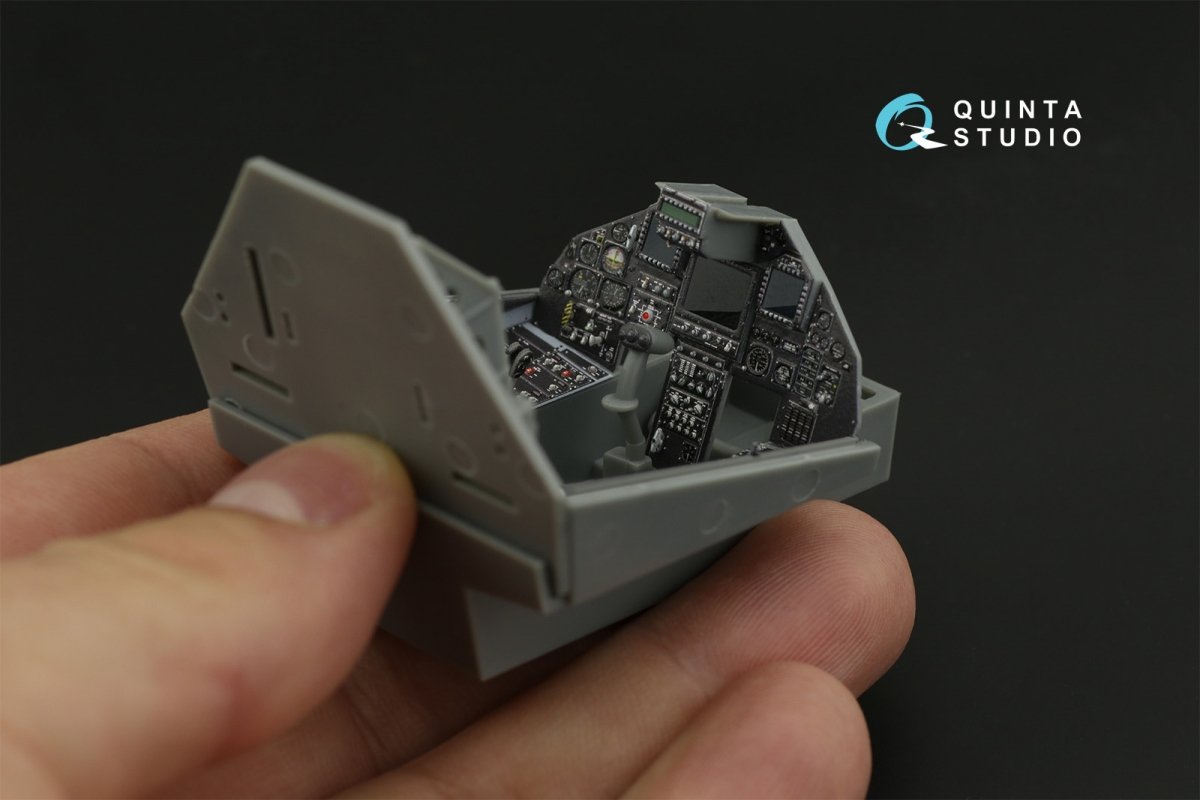 Quinta Studio QD32118 F-117A 3D-Printed &amp;amp; coloured Interior on decal paper (Trumpeter) 1/32 – imagen 3