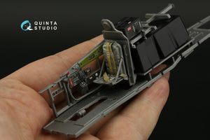 Quinta Studio QD32145 P-51D Mustang 3D-Printed &amp;amp; coloured Interior on decal paper (Zoukei-Mura SWS) 1/32 – immagine 12