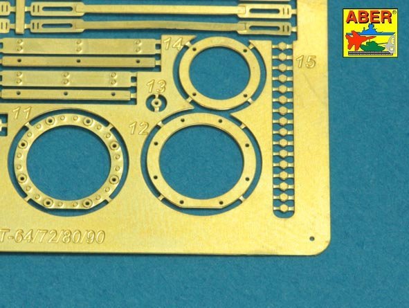 Canon Aber 35L-145 125 mm 2A46M-5 pour char russe T-90 T-90A (1/35) – image 9