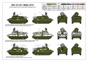 Armory Models 72443 ZSU-23-4V1 Shilka mod.1970 Soviet Modern AA SPG 1/72 – immagine 19