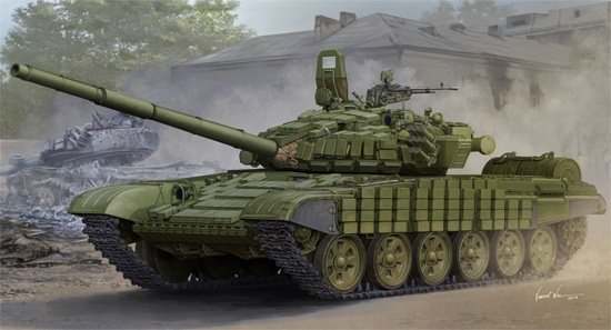 Trumpeter 05599 Russian T-72B/B1 MBT (w/kontakt-1 reactive armor) 1/35