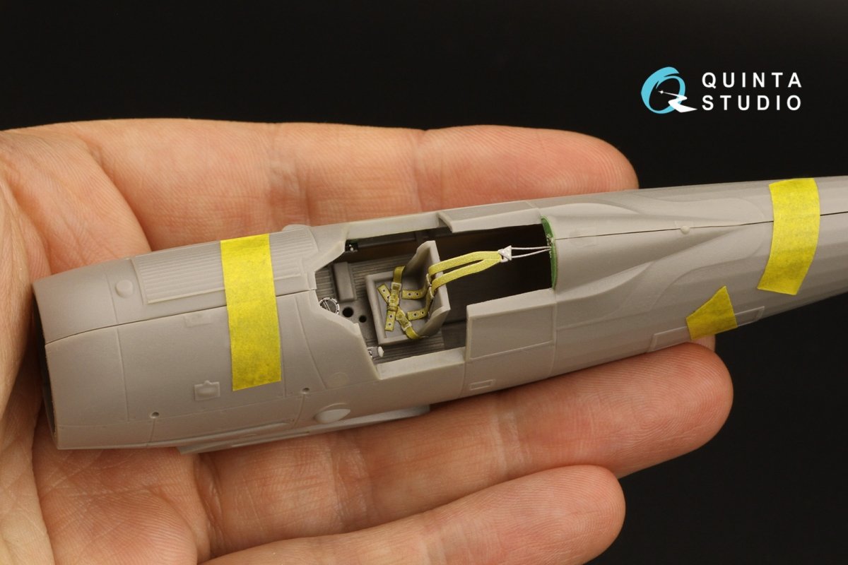 Quinta Studio QD48312 Gloster Gladiator MKII 3D-Printed &amp;amp; coloured Interior on decal paper (Roden) 1/48 – immagine 9