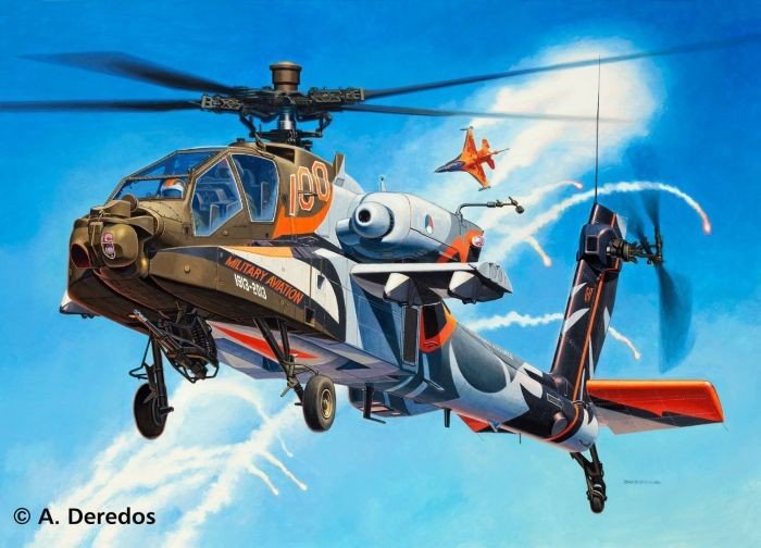 Revell 64896 AH-64D Apache 100 Years Military Aviati- Zestaw modelarski 1/48 – immagine 2