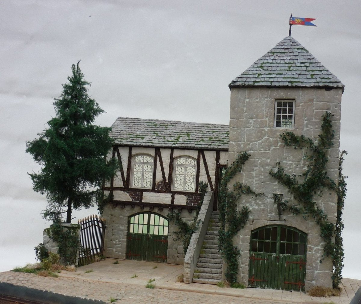 RT-Diorama 35242 Diorama-Base: &amp;quot;Old Manor&amp;quot; 1/35 – image 12