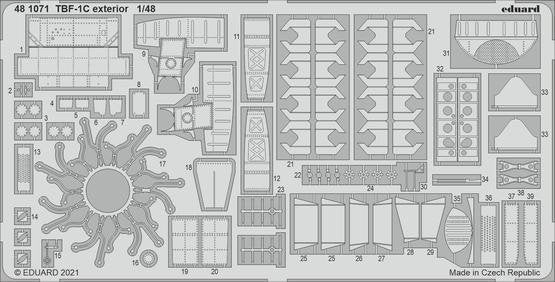 Eduard BIG49315 TBF-1C ACADEMY 1/48 – imagen 2