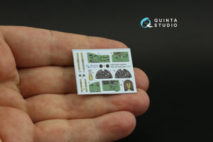 Quinta Studio QD72043 Spitfire Mk.VIII 3D-Printed &amp;amp; coloured Interior on decal paper (Eduard) 1/72 – immagine 6