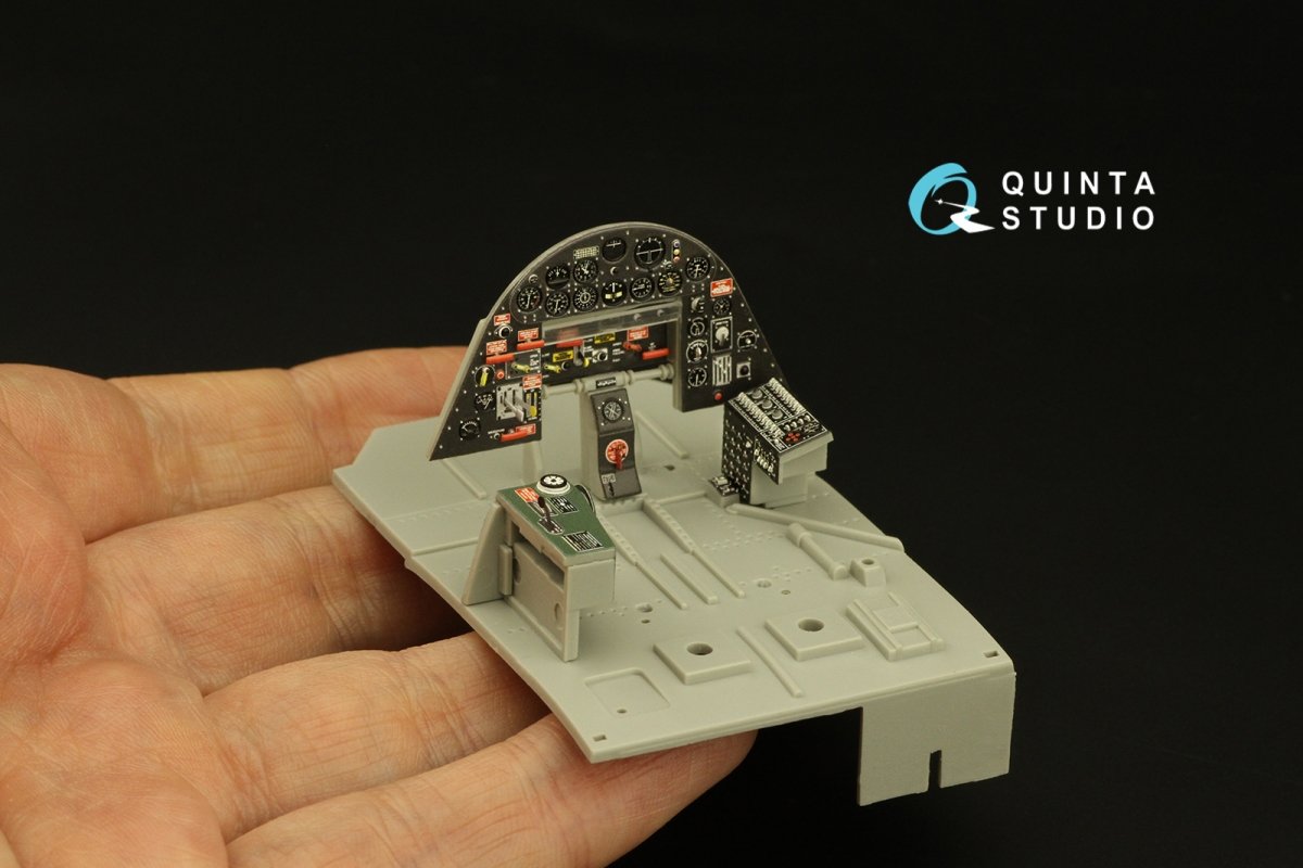 Quinta Studio QD32164 TBF-1C Avenger 3D-Printed &amp;amp; coloured Interior on decal paper (Trumpeter) 1/32 – immagine 7