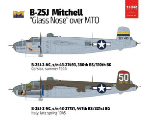HK MODELS 01E024 B-25J Glass Nose, Version 2. Mediterranean Theater of Operations (MTO) 1/32 – zdjęcie 2