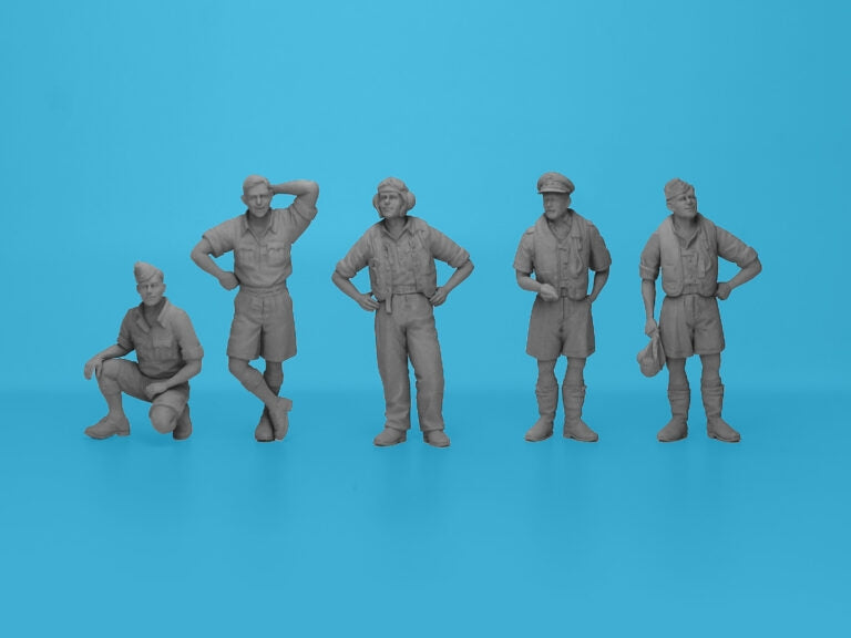 ICM 48080 RAF Pilots in Tropical Uniforms (1941-1945) 1/48 – Bild 4