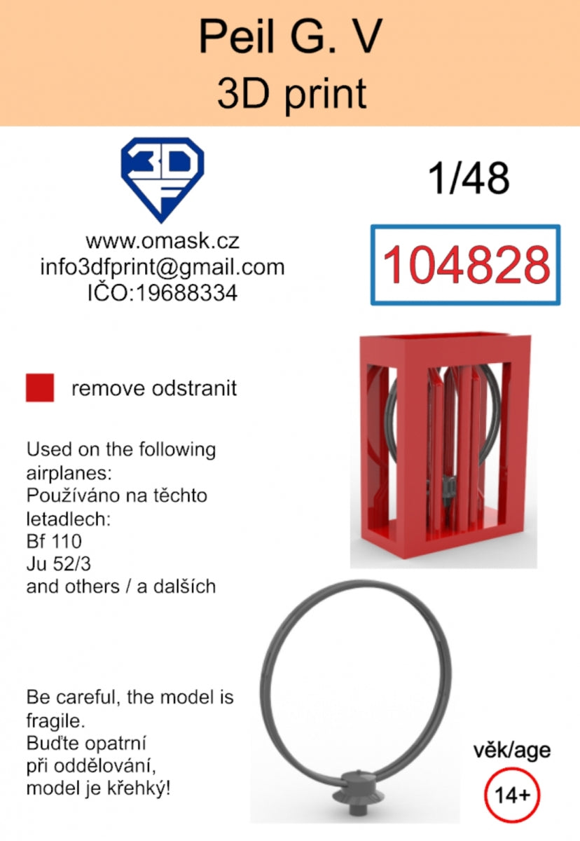 Omask 104828 Peil G. V 3D print 1/48 – image 2
