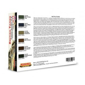 Lifecolor CS44 Acrylic paint set British tanks Set 2 6x22ml – image 2