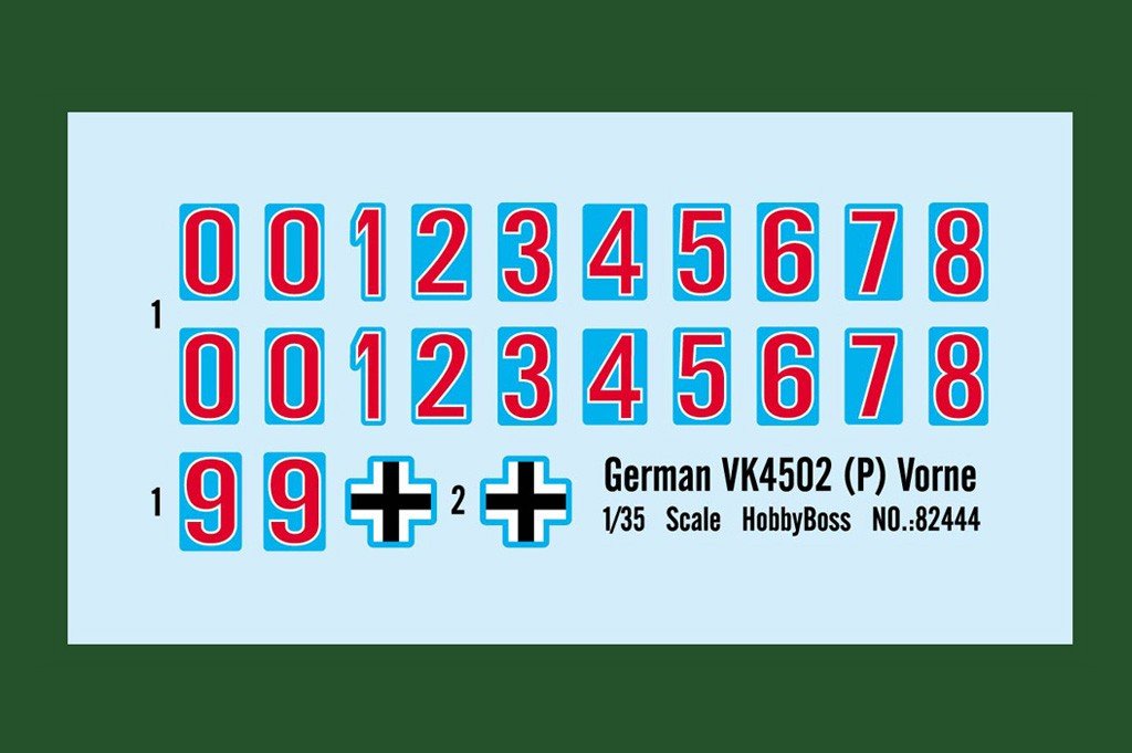 Hobby Boss 82444 German VK4502 (P) Vorne 1/35 – Bild 4