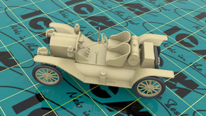 ICM 24026 Model T 1913 Speedster with American Sport Car Drivers 1/24 – zdjęcie 3