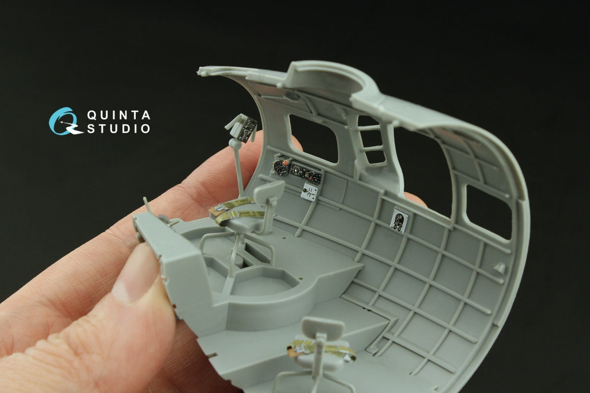 Quinta Studio QD32226 Boeing B-17G Navigator, bombardier, waist and tail gunners compartments. 3D-Printed coloured Interior (HK models) 1/32 – zdjęcie 10