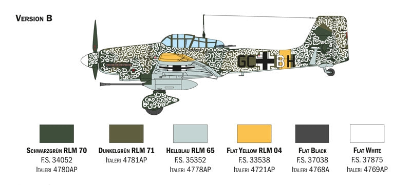 Italeri 2830 Ju 87 G-1 Stuka Kanonenvogel 1/48 – immagine 5