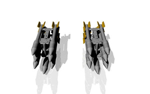 Armory Models ACA4814 S-3K unguided missiles w/ APU-14U launcher rack 1/48 – immagine 3