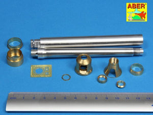 Aber 16L-05 Lufa 88 mm KwK 36 L/56 do czołgu Tiger I z wczesnej produkcji / German 88 mm KwK 36 L/56 Tiger I Early Barrel 1/16 – zdjęcie 2