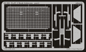 Eduard 35595 Schurzen mesh Pz. IV Ausf. J 1/35 Tamiya – immagine 2