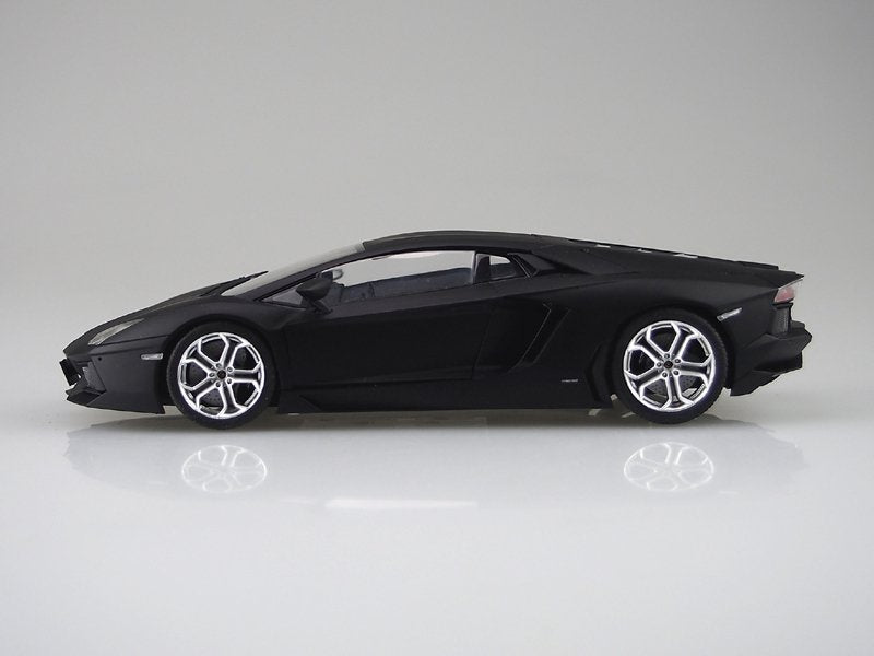 Aoshima 02738 Lamborghini Aventador LP700-4 Matte Black 1/24 – Bild 4