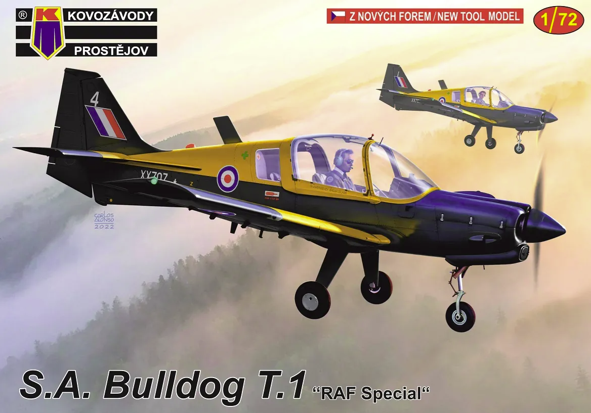 Kovozavody Prostejov KPM0299 SA Bulldog T.1 « RAF Special » 1/72 