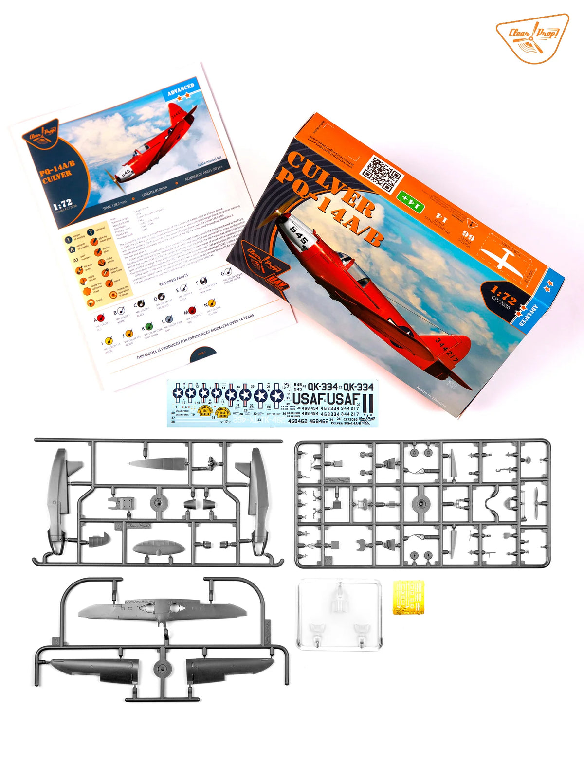 Clear Prop! CP72036 Culver PQ-14 A/B 1/72 – Bild 3