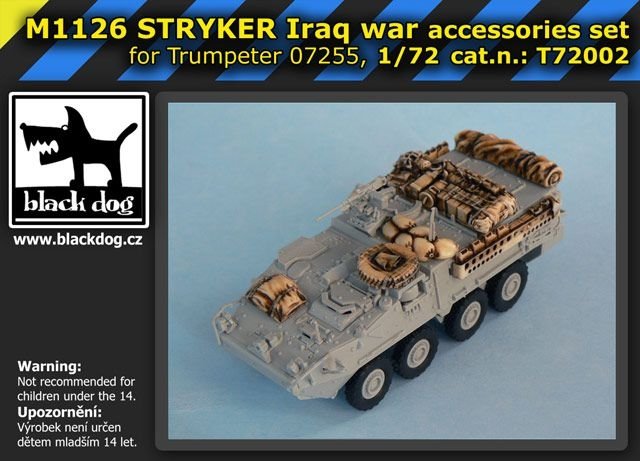 Black Dog T72002 M1126 STRYKER Iraq War for Trumpeter 07255 1/72 – immagine 6