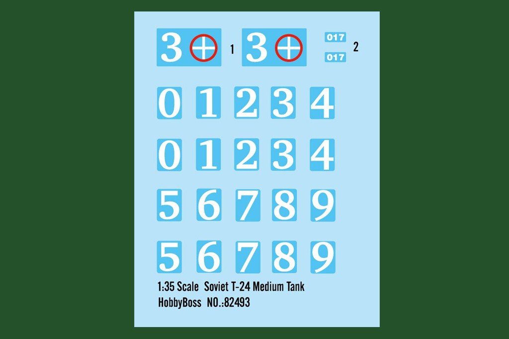 Hobby Boss 82493 Soviet T-24 Medium Tank 1/35 – zdjęcie 4