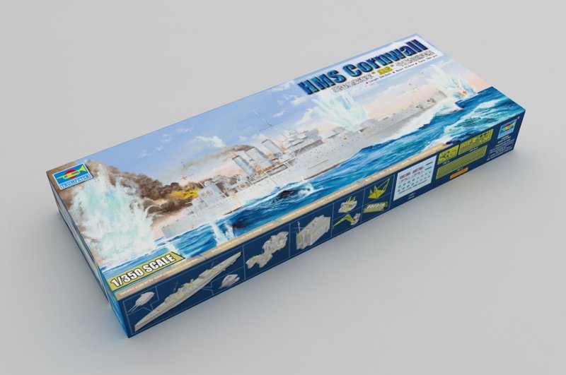 Trumpeter 05353 HMS Cornwall 1/350 – Bild 2