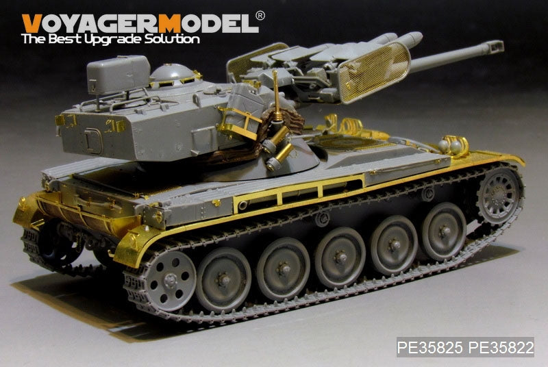 Voyager Model PE35825 Modern French AMX-13/75 w/SS-11 ATGM light tank basic (smoke discharger, Atenna base Include）For TAKOM 2038 1/35 – immagine 11