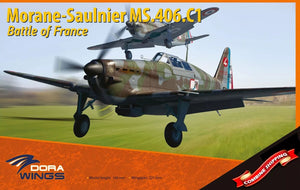 Dora Wings 48031 Morane-Saulnier MS.406C.1 - Bataille de France 1/48