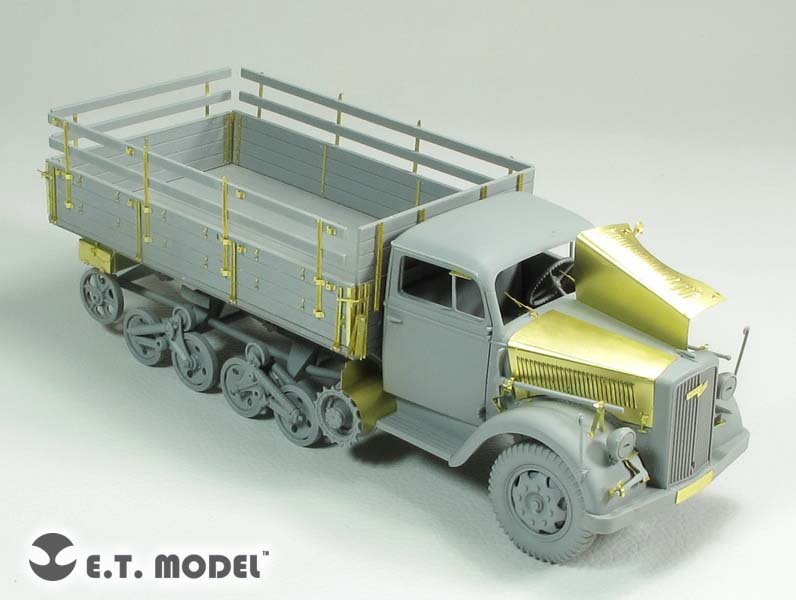 E.T. Model E35-168 WWII German Sd.Kfz.3a Maultier Half-Track (For DRAGON 6761) 1/35 – immagine 3