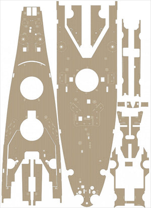 Pontos 20002WD1 USS BB-63 Missouri 1945 Wooden Deck set (Teak Tone) 1/200 – zdjęcie 2