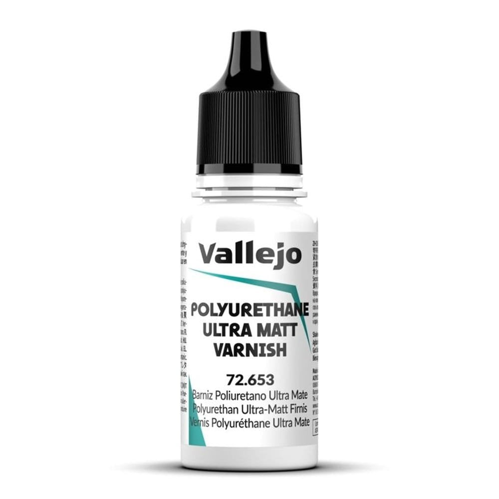 Vernis polyuréthane ultra mat Vallejo 72653, 18 ml 