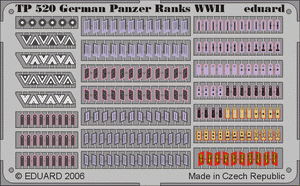 Eduard TP520 German Panzer Ranks WWII 1/35