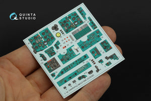 Quinta Studio QDS-32121 MiG-21UM 3D-Printed &amp;amp; coloured Interior on decal paper (Trumpeter) (Small version) 1/32 – zdjęcie 6