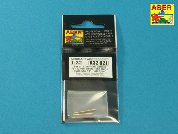 Aber A32021 Set of 2 barrels for German 13mm aircraft machine guns MG 131 (late type) 1/32 – Bild 4