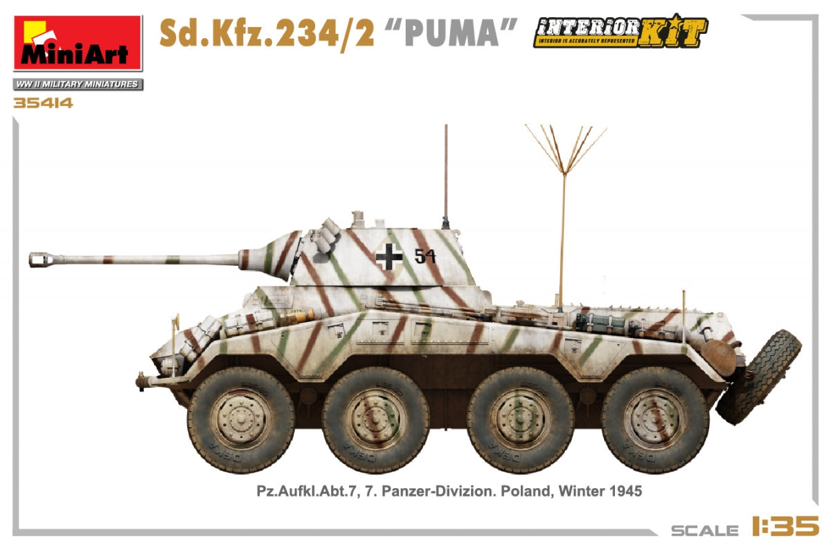 MiniArt 35419 SD.KFZ.234/2 PUMA 1/35 – zdjęcie 6