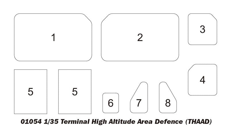 Trumpeter 01054 Terminal High Altitude Area Defence THAAD 1/35 – Bild 4