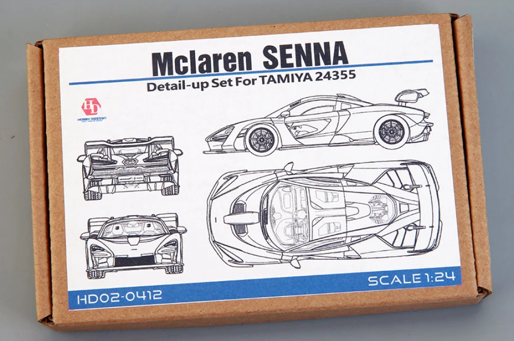 Ensemble de détails Hobby Design HD02-0412 McLaren Senna pour kit Tamiya 24355 1/24